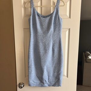 Maggy London Light Blue Floral Mini Dress